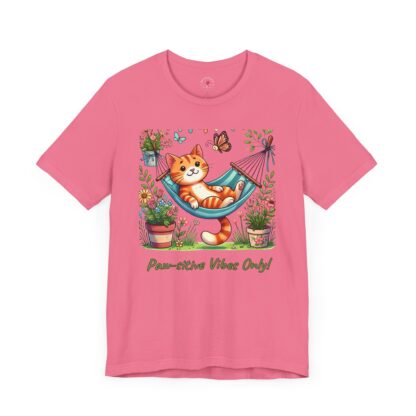 Paw-sitive Vibes Only - Unisex Short Sleeve Shirt - Image 11