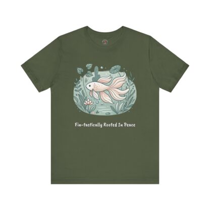 Fin-tastically Rooted in Peace - Unisex Short Sleeve Tee - Image 21