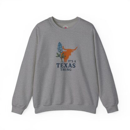 It’s a Texas Thing – Bold Bloom Icon Unisex Sweatshirt - Image 2