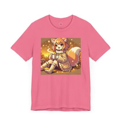 Cozy Fox - Anime Unisex Tee - Image 11
