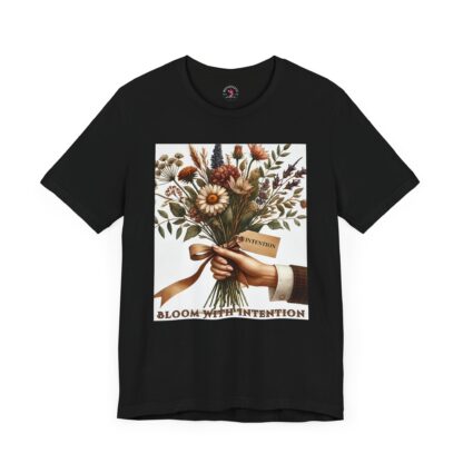 Bloom With Intention - Unisex Short Sleeve Tee - Image 3