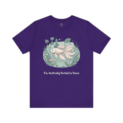 Fin-tastically Rooted in Peace - Unisex Short Sleeve Tee - Image 29