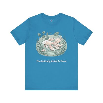 Fin-tastically Rooted in Peace - Unisex Short Sleeve Tee - Image 25